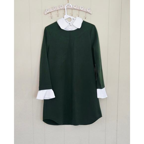 NEW Tuckernuck Dakotah Dickey Peter Pan Collar Ladies Green Dress Size Medium - Picture 4 of 13